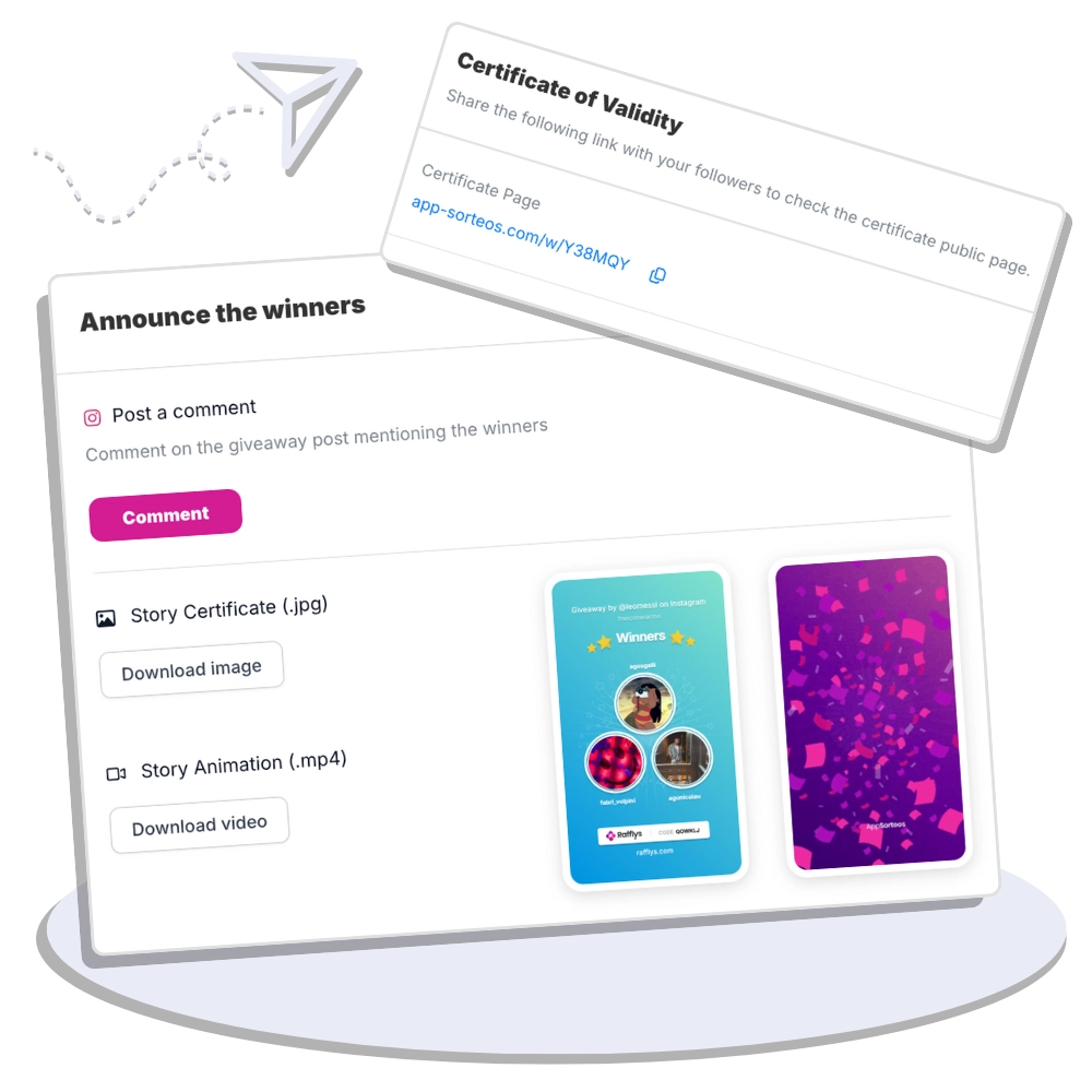 Get a validity certificate