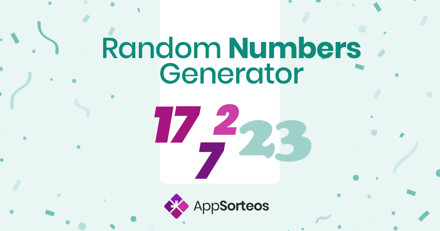 AppSorteos Random Numbers Generator